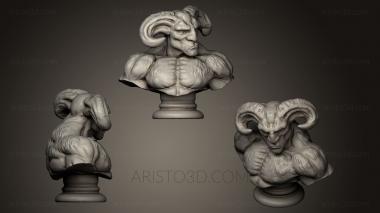Busts of heroes and monsters (BUSTH_0441) 3D model for CNC machine